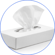 A tissue box